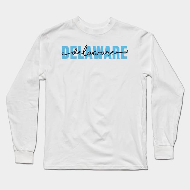 Delaware Long Sleeve T-Shirt by emilystp23